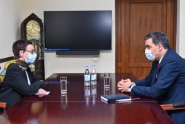 HRD, French ambassador talk human rights issues in Yerevan