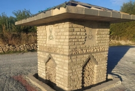 Memorial fountain for Armenian painter damaged in Turkey
