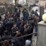 Displaced Karabakh residents stage protest in Yerevan