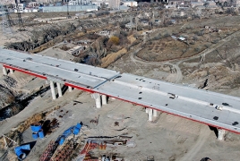 Երևանի 5-րդ խոշոր կամուրջը գրեթե պատրաստ է՝ բացումը, հավանաբար, մայիսին
