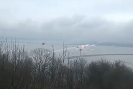 Videos: Russian helicopters attack military airport near Kyiv