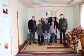 15 families displaced from Karabakh become homeowners