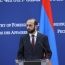 Глава МИД РА - о предложениях Баку: Для нас принципиально окончательное уточнение статуса Карабаха