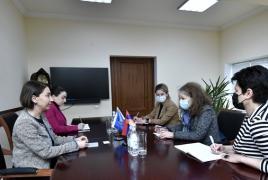 Омбудсмен Армении обсудил с представителем ООН гуманитарную ситуацию в Карабахе
