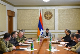 Президент Карабаха провел заседание Совбеза