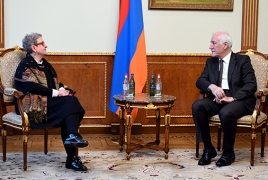 Armenian President, EU envoy discuss regional security