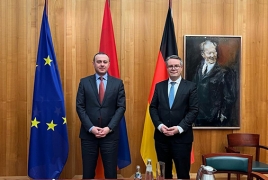 Секретарь Совбеза РА представил госминистру Германии видение Армении решения проблем безопасности в регионе