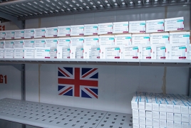 Великобритания передала Армении более 25,000 доз вакцины AstraZeneca