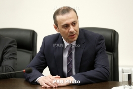 Top Armenian, Azerbaijani officials meet in EU ahead of Brussels summit