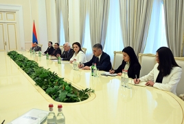 President reaffirms Armenia's support for Karabakh peaceful settlement