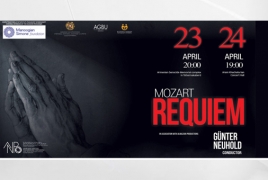 23 апреля в Цицернакаберде прозвучит «Реквием» Моцарта