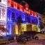 Alfortville city hall illuminated in Armenian colors