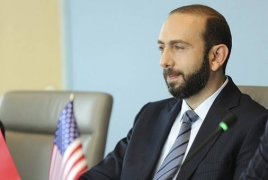 Mirzoyan talks democracy, Karabakh settlement at Atlantic Council