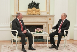 Pashinyan, Putin meet in Moscow to talk Karabakh, relations