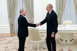 Путин и Алиев обсудили налаживание в регионе мирной жизни и разблокирование транспортных коммуникаций