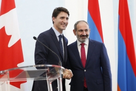 Pashinyan says appreciates Canada's support for Armenian democracy