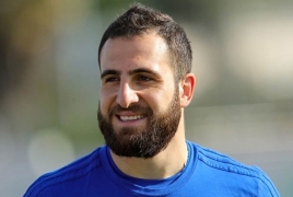 Tigran Barseghyan scores in UEFA Champions League qualifying match