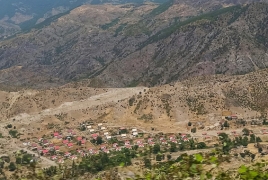 Another Karabakh resident burns home ahead of displacement