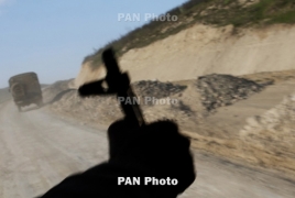 Azerbaijani troops open fire on Armenian Defense Ministry vehicle