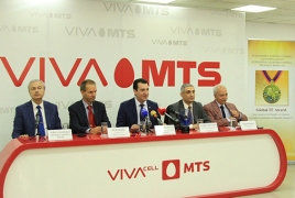 Armenia’s Global IT Award winner Leon Stok visits Viva-MTS