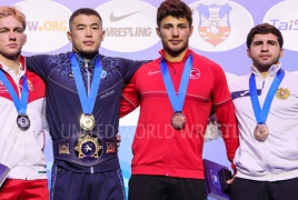 Armenia’s Malkhas Amoyan wins bronze at World Wrestling Championships