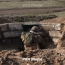 Azeri military targets Armenian positions again