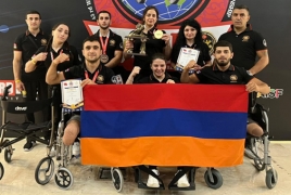 Armenians wins 4 gold, 5 bronze medals at WAF Championships