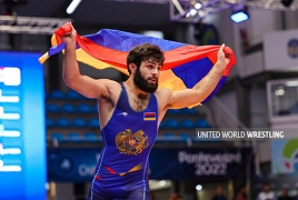 Armenia's Arsen Harutyunyan claims world champion's title