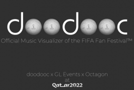 Armenian startup doodooc is the official music visualizer at Qatar 2022