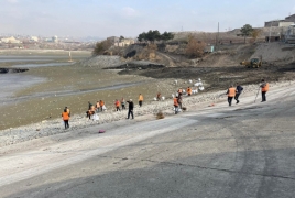Երևանյան լճից ամեն օր 10-12 բեռնատար  աղբ ու տիղմ է տեղափոխվում