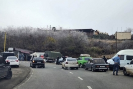 Azerbaijan keeps Karabakh-Armenia road blocked for 8 days now