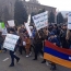 Արցախցիները երթով շարժվում են դեպի ՌԴ խաղաղապահների անցակետ՝ պահանջելու հեռացնել ադրբեջանցիներին Լաչինից