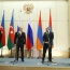Pashinyan, Putin, Aliyev meet in St. Petersburg