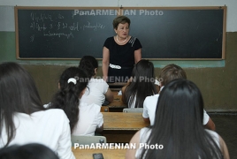 Karabakh children stranded due to blockade go to school in Armenia