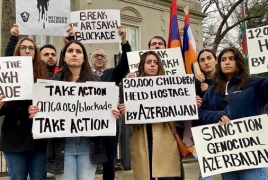Ֆրանսիայում ՀՅԴ-ականները փակել են ԱԳՆ շենքի մուտքը, Վաշինգտոնում՝ Ադրբեջանի դեսպանատան փողոցը