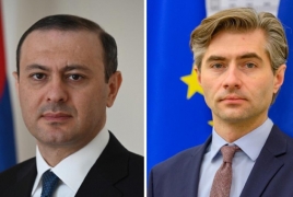 Глава Совбеза Армении обсудил ситуацию в Карабахе с советником президента Литвы