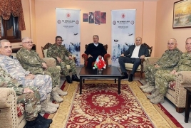 Georgian, Turkish, Azerbaijani Defense Ministers meet in Kars