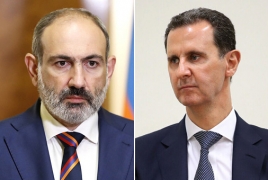 Пашинян поговорил с Асадом: Армения в приоритетном порядке направит в Сирию гумпомощь