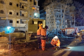 Armenian rescuers continue involvement in Aleppo quake aid effort
