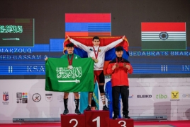 Армянский тяжелоатлет стал золотым призером Молодежного чемпионата мира