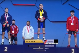 Армянский тяжелоатлет Гор Саакян стал чемпионом Европы
