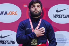 Представитель Армении по вольной борьбе стал чемпионом Европы