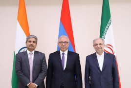 Երևանում ՀՀ, Իրանի և Հնդկաստանի ԱԳՆ-ների առաջին քաղաքական խորհրդակցությունները