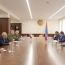 Armenian Defense Minister meets with new Russian peacekeeping commander