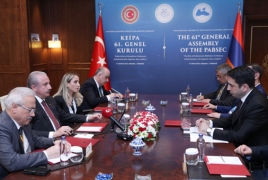 Спикер парламента РА - турецкому коллеге: Мы придаем особое значение открытию армяно-турецкой сухопутной границы