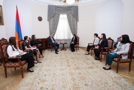 Փոխվարչապետը ՅՈւՆԻՍԵՖ–ի ներկայացուցչի հետ խոսել է Արցախի երեխաների համար շրջափակման ծանրագույն հետևանքներից