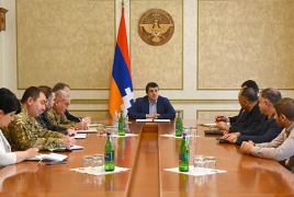 Karabakh President presides over Security Council meeting