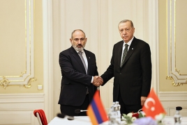 Пашинян поздравил Эрдогана с переизбранием на пост президента Турции