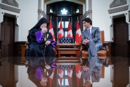 Trudeau, Aram I talk Karabakh, Armenian Canadian community