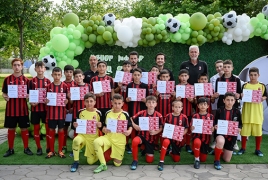 Milan Academy Junior Camp wraps up in Yerevan